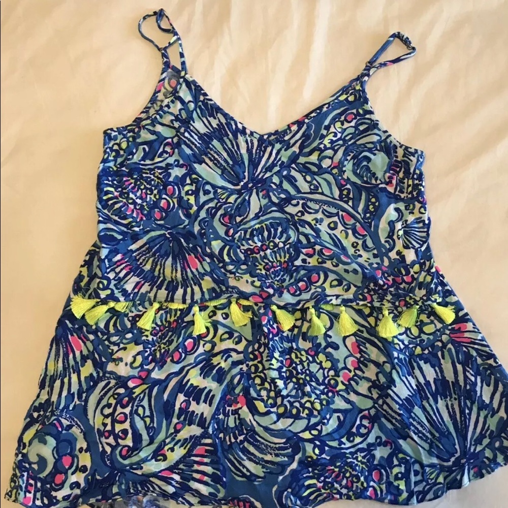 Lilly Pulitzer 2 piece Set- Blue Ceviche